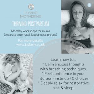 Thriving postpartum, post-natal, hypnomothering, Harrogate, Yorkshire